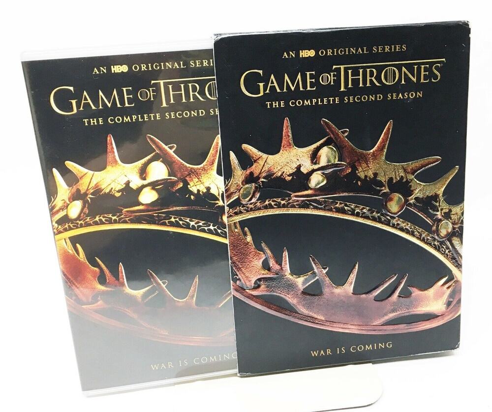 Game of Thrones - SEASON 2 on DVD Gift Box 5-Disc Set - Complete - Watched Once.